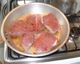 A picture of step 3 of Braised Steaks, Jon Style.