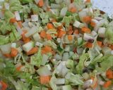 عکس مرحله 2 از دستور سالاد سبزیجات با کدو سبز🤩