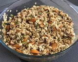 A picture of step 4 of Nutty Cranberry Granola.