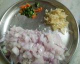 A picture of step 2 of Dal palak.