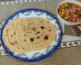 மாவுபிசையாமல் எப்படி சப்பாத்தி செய்வது மற்றும் சென்னா மசாலா ரெசிபி ஸ்டேப் 8 புகைப்படம்