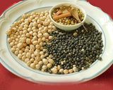A picture of step 1 of Dal Makhani Revisited/deconstructed.