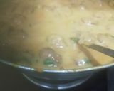 A picture of step 7 of Methi Pakoda Kadhi.