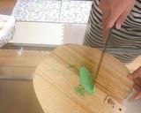 Hình bước làm 13 của món Bánh bao đào tiên nhân pizza
