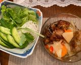 Hình bước làm 3 của món Bún chả Hà Nội