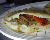 Foto del paso 5 de la receta: Árepas rellenas de cerdo salteado y vejetales
