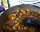 A picture of step 4 of Sour and Sweet vegetables.