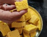A picture of step 8 of Instant Besan Dhokla.