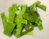 A picture of step 1 of Betel leaf fried rice.