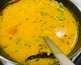 A picture of step 4 of Kaddi badi besar (bamboo shoots & sun dried lentil dumplings in mustard gravy).