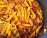 A picture of step 3 of Baked Ziti.