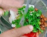 A picture of step 2 of ⭐ Diet Water Chestnut– Black Chickpea Bhel.