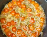 Foto del paso 4 de la receta: Tarta tatín de tomates cherrys, cebolla y albaricoques