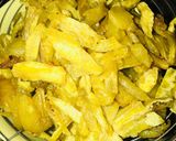A picture of step 2 of Plantain chips🍽.