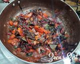 A picture of step 2 of Red Amaranthus Fry.