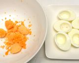 A picture of step 3 of Deviled Eggs.