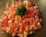 A picture of step 8 of Panamanian-Style Chicken, Jude’s Vermicelli Rice, and Tomato Salad.