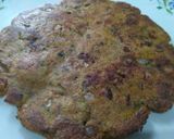 A picture of step 3 of Bajra and Ragi flour parantha.