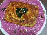 Healthy Grilled Paneer With Beetroot Raita