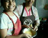 A picture of step 1 of Besan chilla.