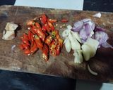 Foto langkah ke 1 dari resep Oseng kulit melinjo.