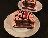 A picture of step 19 of Chocolate Torte with Fresh Rasberry Cream.