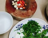 Hình bước làm 3 của món Tôm hấp miến
