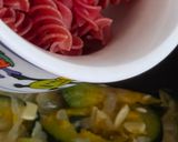 Foto del paso 3 de la receta: One pot pasta de zapallitos y fusilli de lentejas rojas 🍝 Salteado de zapallito y pasta sin gluten