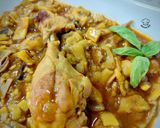 Foto del paso 8 de la receta: "Gazpachos manchegos" con pollo, calabaza y boletus