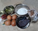 Foto langkah ke 1 dari resep Brownies kukus Hias.