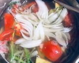 Hình bước làm 2 của món Bún cá thu