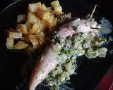 Foto del paso 8 de la receta: Calamares o calamaretes rellenos de espinaca, a la crema