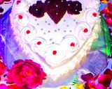 हार्ट शेप रेड वेलवेट चीज़ केक (heart shape red velvet cheese cake recipe in Hindi) रेसिपी चरण 5 फोटो