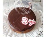 Foto del paso 16 de la receta: Bizcocho marmolado con cobertura de chocolate con leche