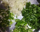 A picture of step 1 of હરિયાળી ઢેબરી.
