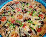 Foto del paso 8 de la receta Quiche de espárragos y champiñones