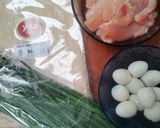Foto langkah ke 1 dari resep Ekkado Ayam Telur Puyuh Kukus MPASI (9m+).