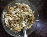 A picture of step 5 of Stuffed Italian spiced potato in spinach.