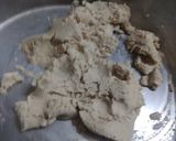 A picture of step 1 of Til jawar parantha.