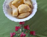 A picture of step 1 of Black Plum Jackfruit Salad.