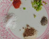 A picture of step 2 of #CP# Paratha stuffed with raw singhada.
