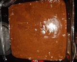 A picture of step 8 of Mickey Mouse chocolate cake.