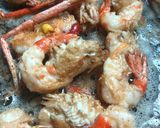 รูปขั้นตอนการทำที่ 1 ของ “กุ้งทอดเกลือ”