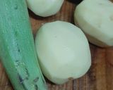 Une image de l'étape 1 de Petit gratin au jambon etaux légumes cachés.