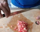 A picture of step 2 of Potato Gnocchi, basil cherry tomato sauce.
