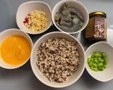 低脂食譜 - XO干貝醬鮮蝦藜麥炒飯的食譜步驟1照片