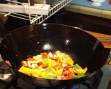A picture of step 4 of Chicken Manchurian.