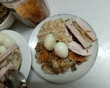 Hình bước làm 8 của món Xôi Mặn Nấu Bằng Nước Luộc Rau Thanh Mát