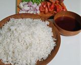 A picture of step 1 of Vegetable Biryani.