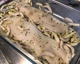 Une image de l'étape 6 de Dos d'églefin à l'orange et oignon de roscoff (marinade orange et cardamome).